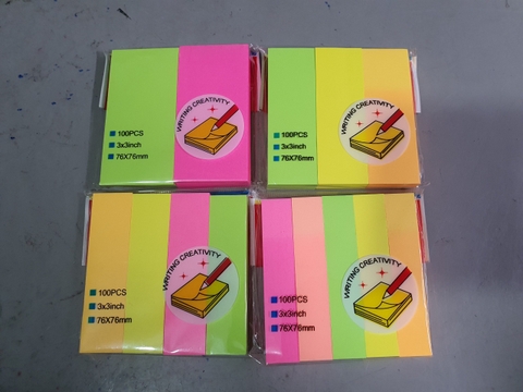 Giấy ghi chú Sticky Note GS-02 – Giấy note dán tiện lợi, màu đẹp, dễ bóc, học sinh văn phòng