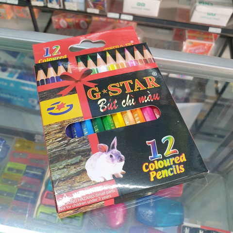Viết chì 12 màu ngắn Gstar