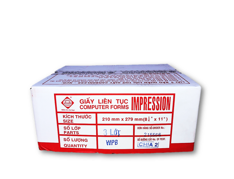 Giấy 210 1 Liên/2 (A4)