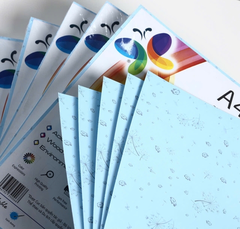Bìa Thơm A4 Dày ĐL 160gsm Xấp 100 Tờ – Giấy bìa cao cấp cho hồ sơ và in ấn