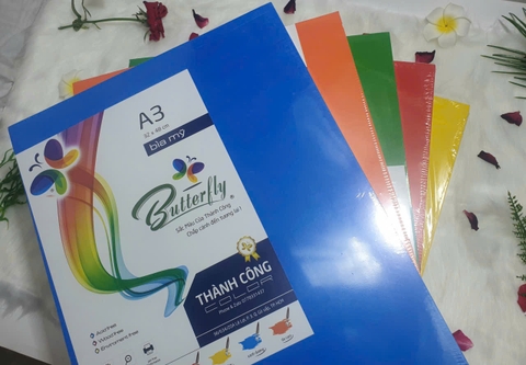 Bìa Mỹ Khổ A3 ĐL 230gsm Xấp 100 Tờ Đủ Màu – Giấy bìa cao cấp cho in ấn và mỹ thuật