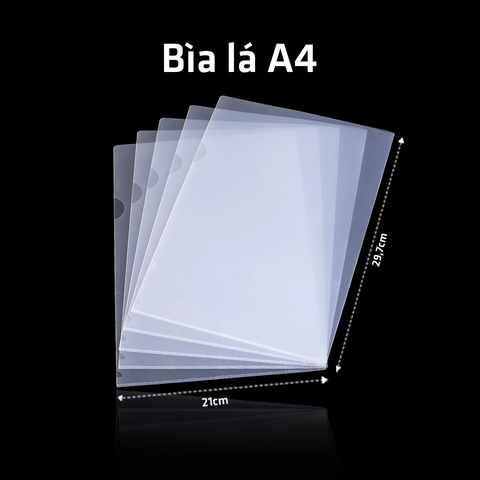 Bìa Lá A4 VC Xấp 100 Cái (T/1700)