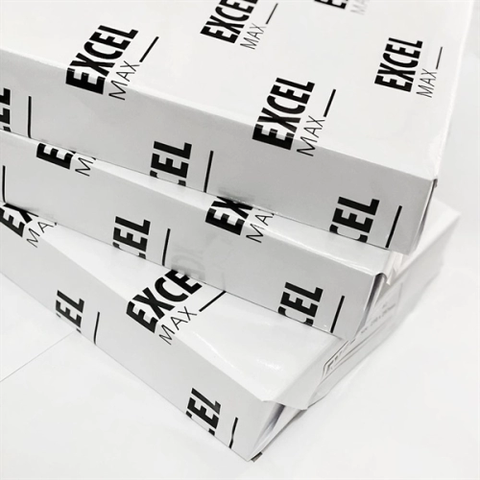 Giấy photo trắng Excel A4 70gsm – 80gsm – Giấy in văn phòng trắng mịn, in sắc nét, không kẹt giấy