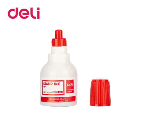 Mực dấu 40ml Deli E9874 – Đỏ