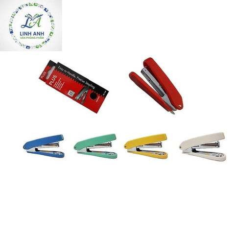 Bấm kim PS - 10E 5 màu Plus chính hãng