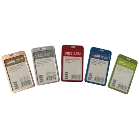 Bao đựng thẻ nhôm Uhoo 6042 5.4x8.5cm 2 mặt đứng đồng