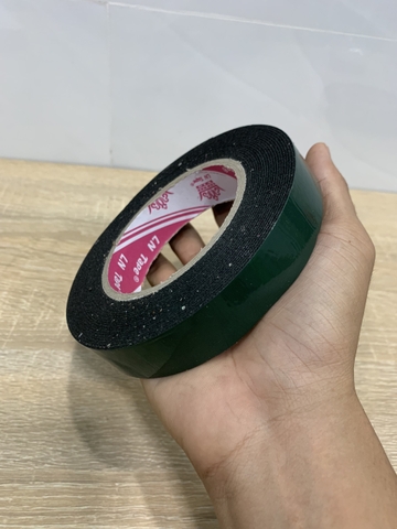 Băng dính xốp 2 mặt 24 - đen 2.4F