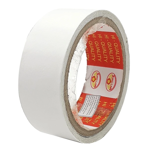 Băng keo 2 mặt 36mm 6.6m - dày (cây/8 cuộn - B/25)