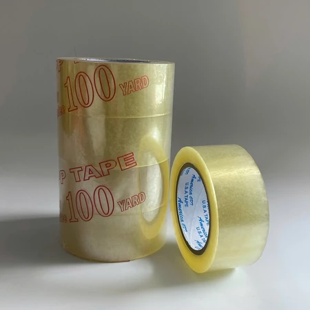 Băng keo 47mm - trong 050 75y (cây/ 6 cuộn) 67.5m HC