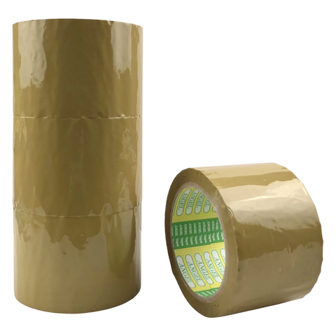 Băng keo 70mm 1.1kg - trong, đục (cây/4 cuộn - B/18)