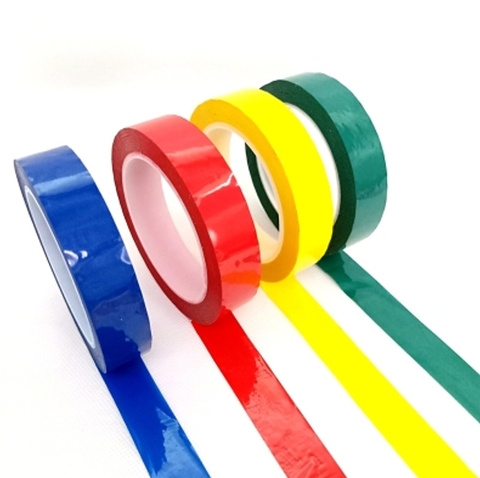 Băng keo màu 48mm (cây/6 cuộn - B/20)