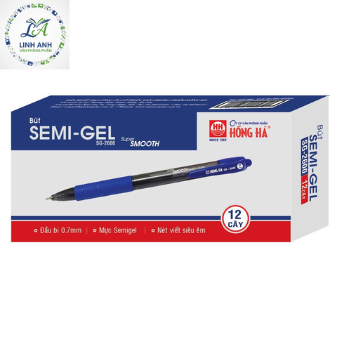 2600X - Bút Semi gel SG 2600  (H/12)