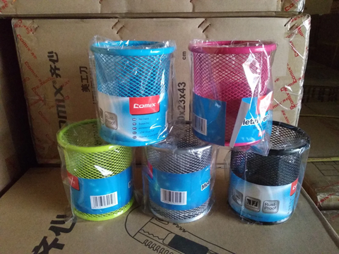 Khay bút sắt Comix 2259 (tròn)