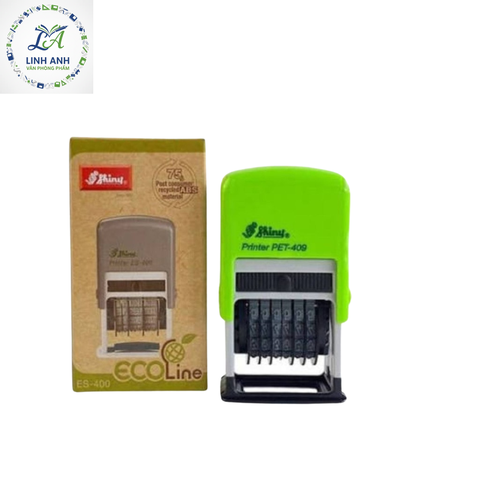 Con dấu Shiny PET-409 (6 số 3 ly)