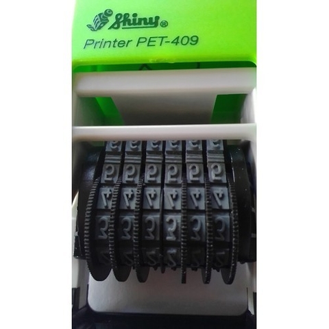 Con dấu Shiny PET-409 (6 số 3 ly)
