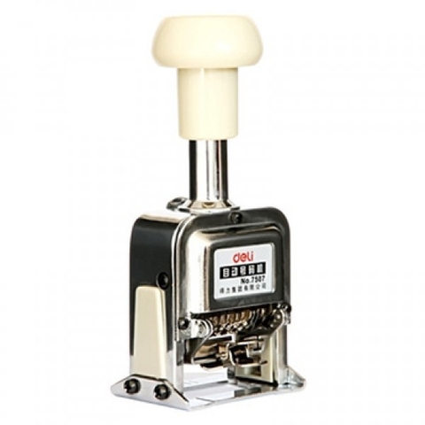 Máy đóng 7 số Deli 7507
