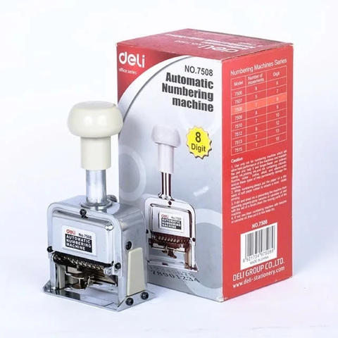 7508_Dấu nhảy tự động 8 số Deli