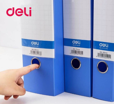 Bìa hộp vuông 15cm nhựa Deli W38118