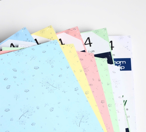 Bìa Thơm A4 Dày ĐL 160gsm Xấp 100 Tờ – Giấy bìa cao cấp cho hồ sơ và in ấn