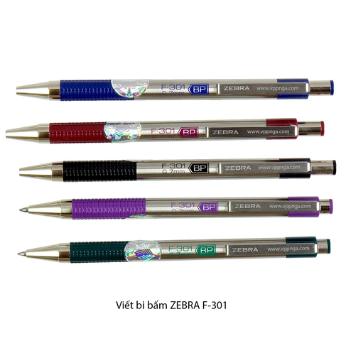 Viết bi F301 0.7mm Zebra Pen chính hãng (H/12)