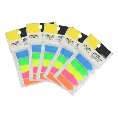 Miếng dán nhựa mũi tên 5 màu 696 - Giấy note 5 màu nhựa Eagless