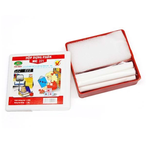 Hộp đựng phấn 4 viên - phấn MIC (T/120)