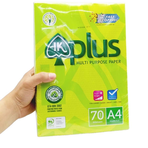 Giấy photo IK Plus 70 - 80 A4
