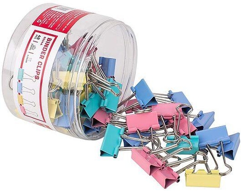 Kẹp sắt màu Deli