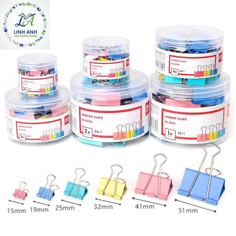 Kẹp sắt màu Deli