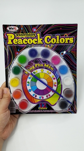 Màu nước con công WinQ W02