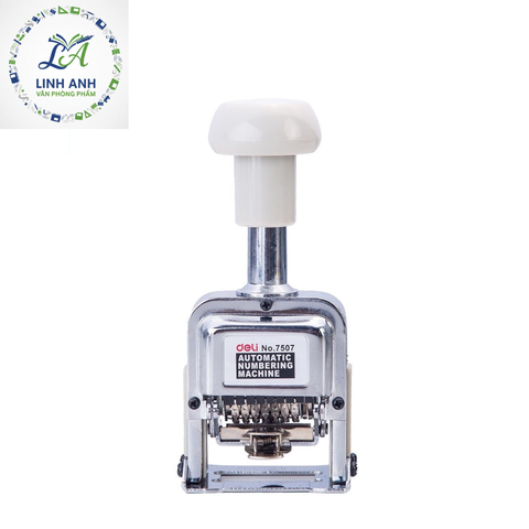 Máy đóng 7 số Deli 7507