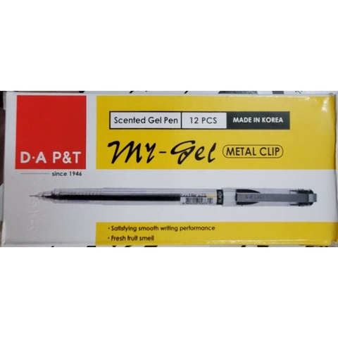 Bút gel Mygel Aroma 0.5mm – Hộp 12 cây, mực thơm, viết mượt, không lem, học sinh văn phòng