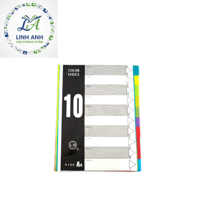 Phân trang nhựa 10 số LD