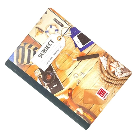 Sổ Bìa Bồi A4 Kẻ Ngang 300 Trang 58gsm Subiect - Hồng Hà 4588