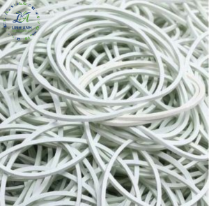Dây thun khoanh (A) -  lớn (Trắng)