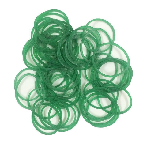 Dây thun khoanh (A) - vòng lớn - nhỏ con ó (Xanh)