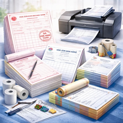 In hóa đơn bán lẻ