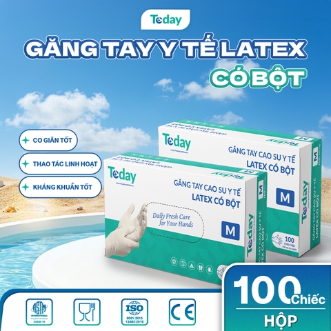 Găng Tay Cao Su Y Tế TODAY Latex Có Bột 4.8G