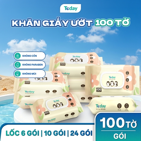 [Gói 100 Tờ] Khăn Ướt TODAY Cao Cấp