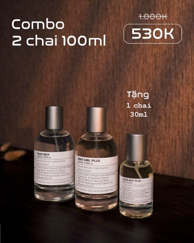 COMBO 2 CHAI 100ML TUỲ CHỌN - TẶNG 1 CHAI 30ML