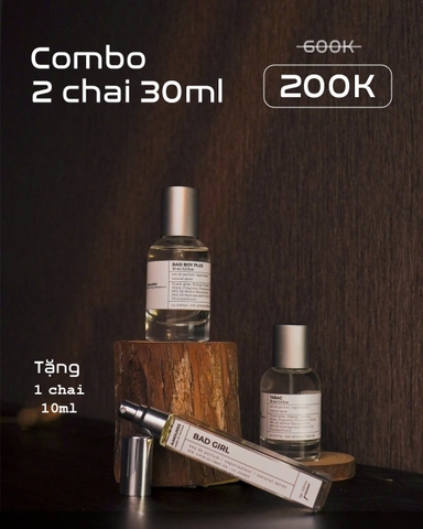 COMBO 2 CHAI 30ML TUỲ CHỌN - TẶNG 1 CHAI 10ML
