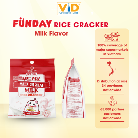 Funday Milk-Flavored Rice Crackers
