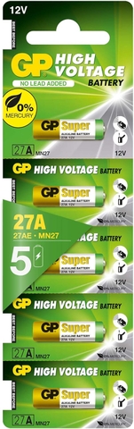 GP Alkaline 12V Battery GP27AF-2C5