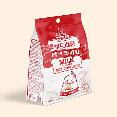 Funday Milk-Flavored Rice Crackers