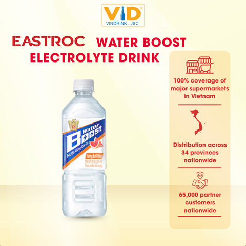 Eastroc Water Boost Electrolyte Drink Pink - Grapefruit Flavor