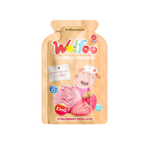 WOLFOO  ICE CREAM PUDDING FRUITY 120g