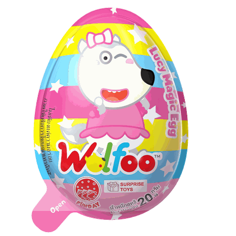 WOLFOO CHOCOLATE EGG WITH TOYS 20G