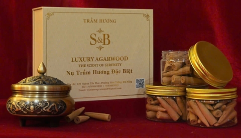 Nụ Trầm Hương Đặc Biệt (Special Agarwood Incense Cones)