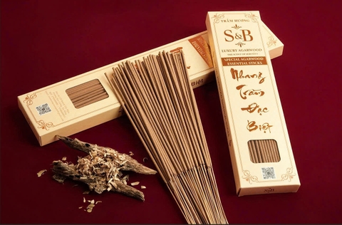 Nhang Trầm Đặc Biệt  30cm (Special Agarwood Essential Sticks)