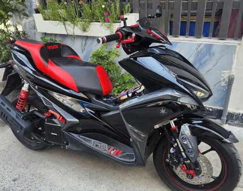 Yên Độ Yamaha NVX Thể Thao Đỏ Đen _ NVX-G12-RED